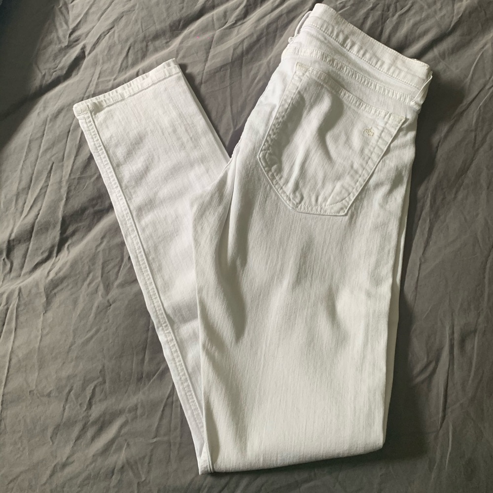 Rag & Bone Boyfriend White Denim- only worn once!
